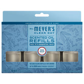 Rain Water Plug In Scented Oil Refill, 4-Pack