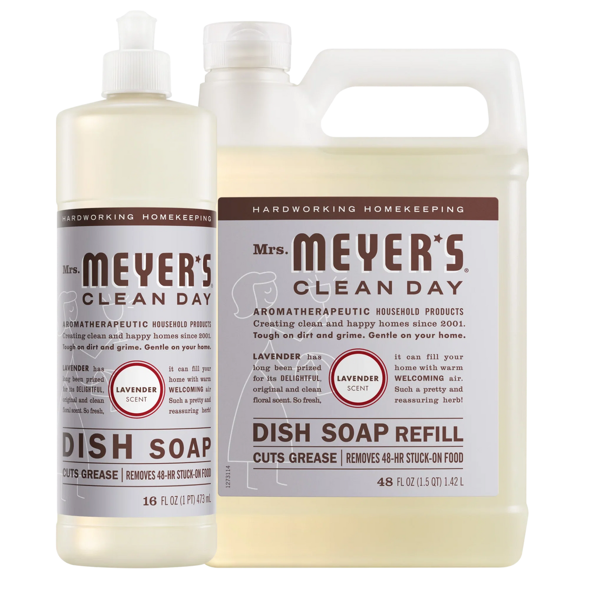 Lavender Dish Soap & Refill Set