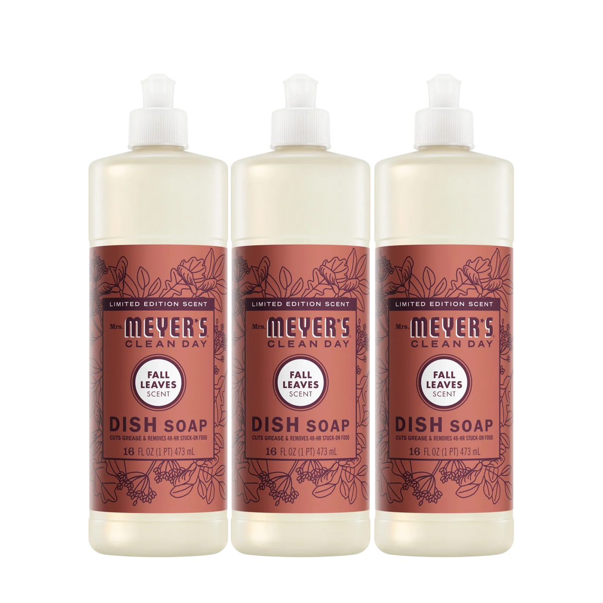 Fall Leaves Dish Soap 3-count Bundle